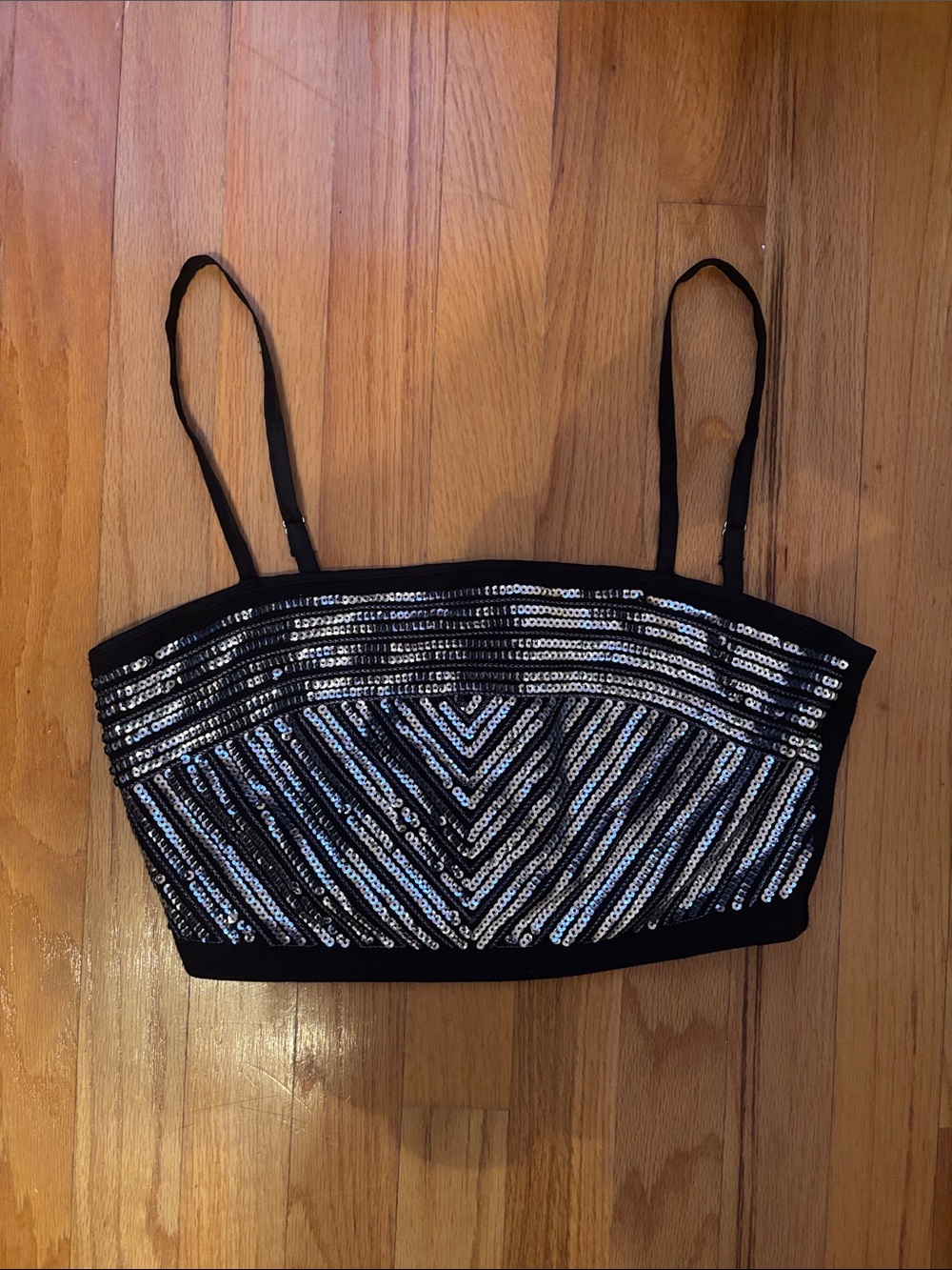 Aeropostale/Bethany Mota Sequin Crop Top - Size M